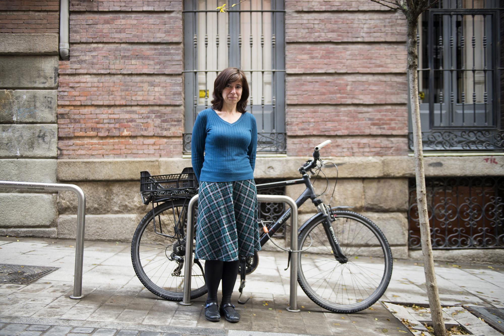 Yayo herrero y bicicleta